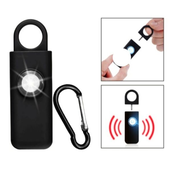 Persoonlijk Veiligheidsalarm Sleutelhanger - Luid 130dB Met LED Licht Voor Vrouwen & Kinderen