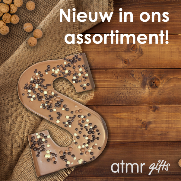 Sinterklaas letter met chocolade bolletjes