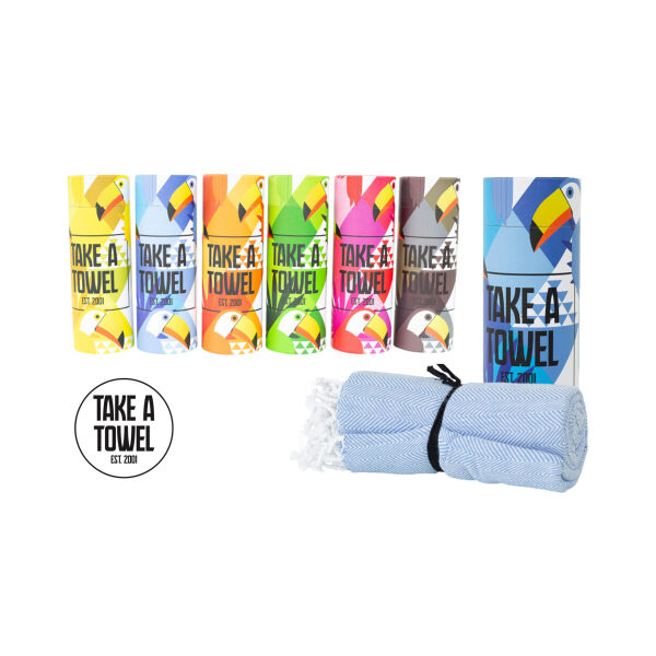 Hamamdoek 'Take a towel' met logo