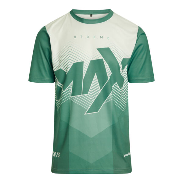 Polyester Sportshirt met O-hals