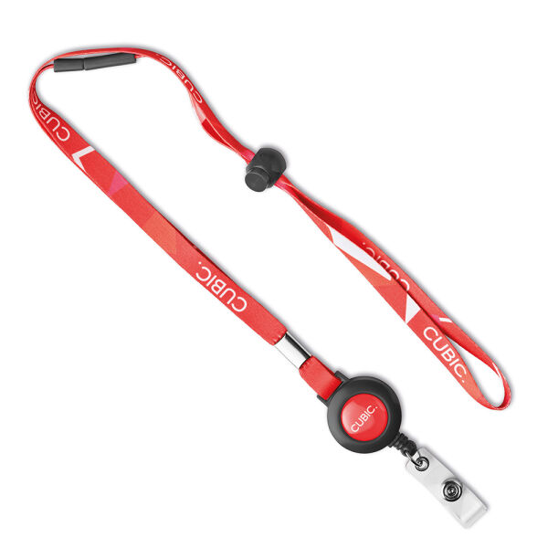 Lanyard met badge houder