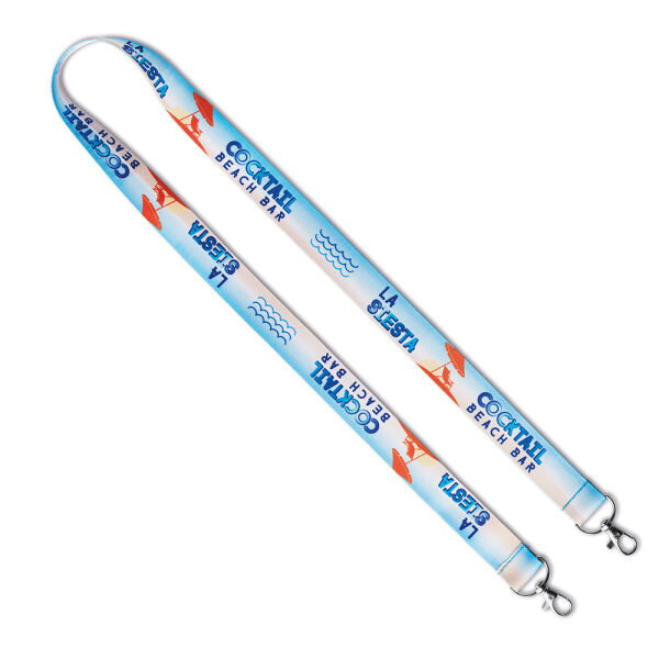 Polyester sublieme lanyard.