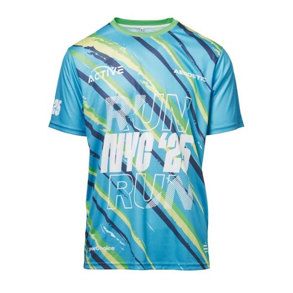 Sportshirt met geruit patroon en logo