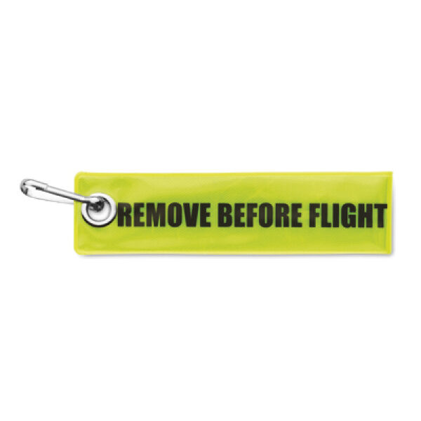 Reflecterende PVC sleutelhanger